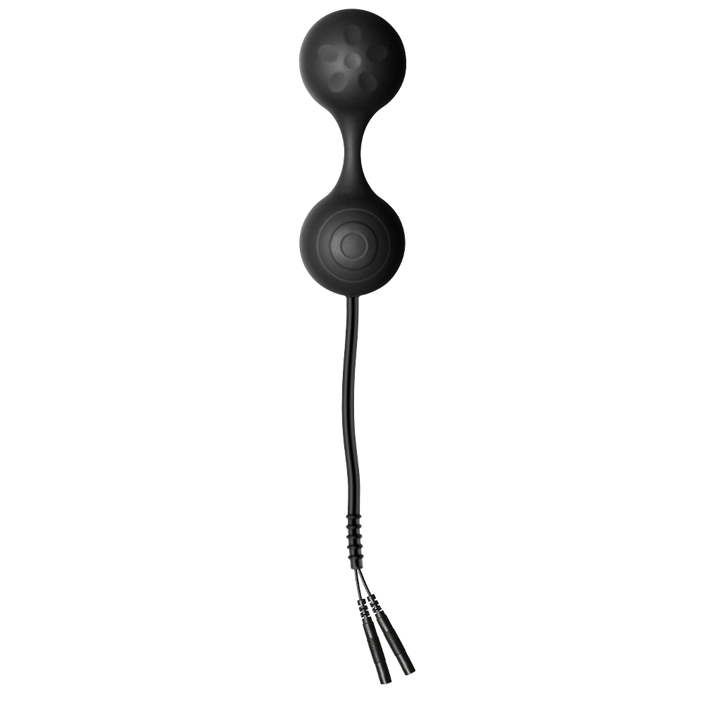 Silicone Noir Lula Electro Kegel Balls-Silicone Noir electro sex- estim Europe -ElectraStim
