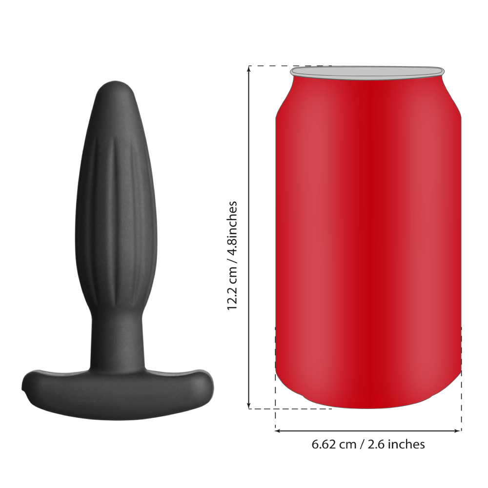 Silicone Noir Rocker Butt Plug - Small-Silicone Noir electro sex- estim Europe -ElectraStim
