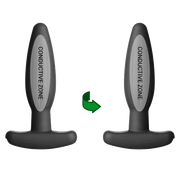 Silicone Noir Rocker Butt Plug - Small-Silicone Noir electro sex- estim Europe -ElectraStim