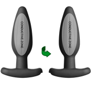 Silicone Noir Rocker Butt Plug - Medium-Silicone Noir electro sex- estim Europe -ElectraStim