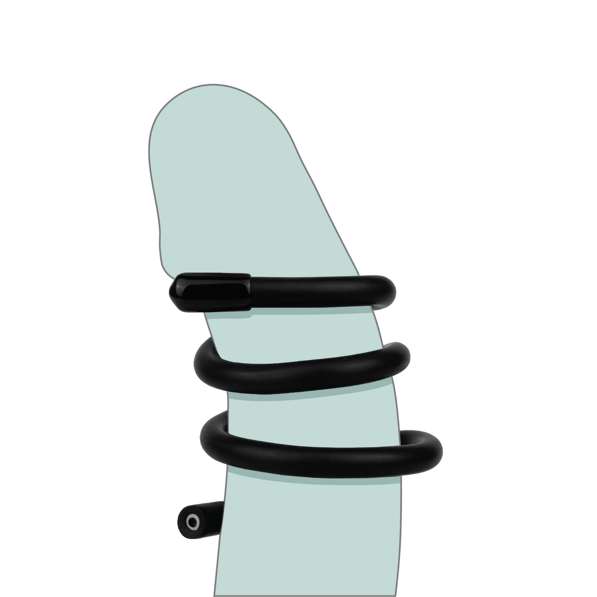 ElectraStim Recoil - Shape & Play Electrode-Cock Rings and Male Toys electro sex- estim Europe -ElectraStim