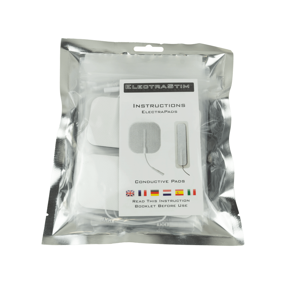 Square Self-Adhesive ElectraPads (Multi-packs available)-Electro Conductive Pads electro sex- estim Europe -ElectraStim
