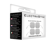 Square Self-Adhesive ElectraPads (Multi-packs available)-Electro Conductive Pads electro sex- estim Europe -ElectraStim