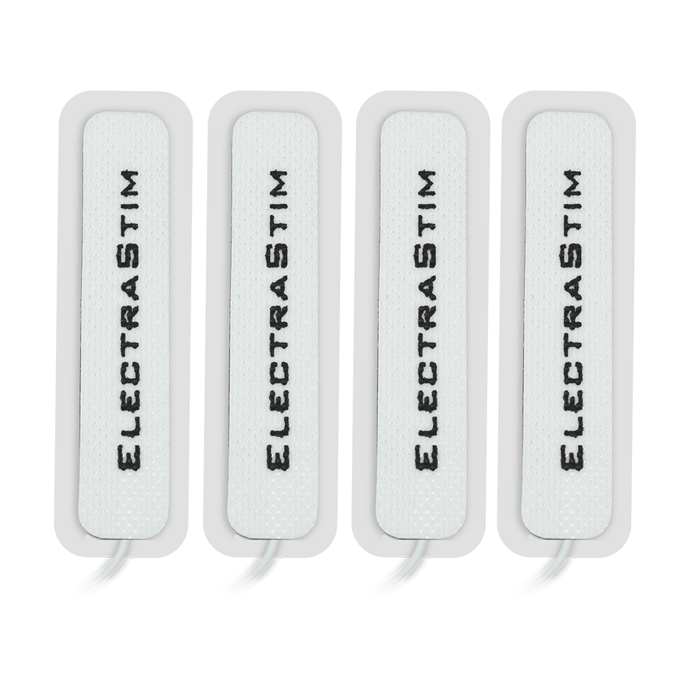 Long Self Adhesive Conductive Pads (4 Pack)-Electro Conductive Pads electro sex- estim Europe -ElectraStim