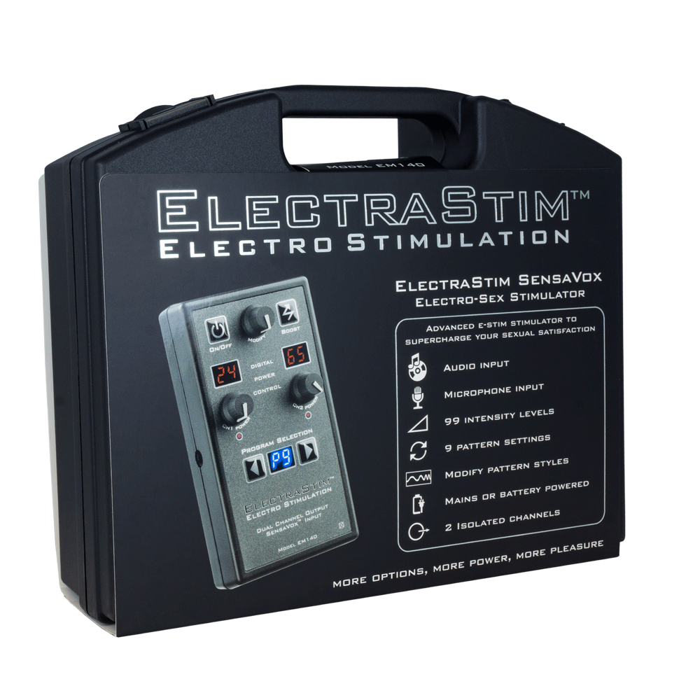 ElectraStim SensaVox Electro Sex Stimulator - EM140-Electro Sex Stimulators electro sex- estim Europe -ElectraStim
