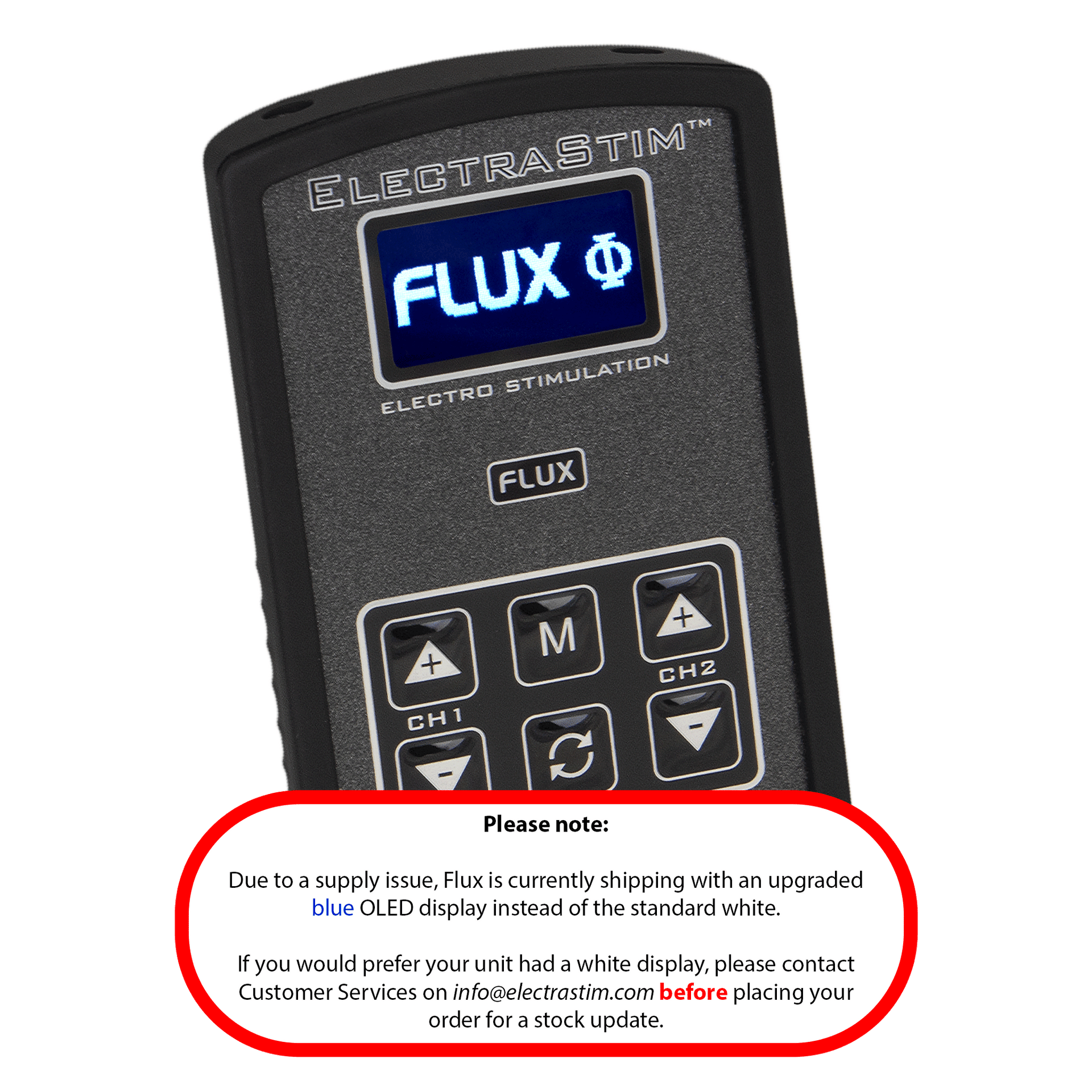 ElectraStim Flux Electro Stimulator - EM180-Electro Sex Stimulators electro sex- estim Europe -ElectraStim