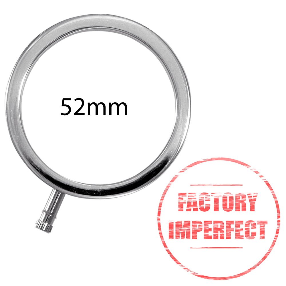 FACTORY IMPERFECT- ElectraRings Solid Metal Scrotal Ring (52mm)-Cock Rings and Male Toys electro sex- estim Europe -ElectraStim