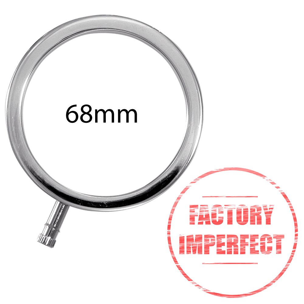 FACTORY IMPERFECT- ElectraRings Solid Metal Scrotal Ring (68mm)-Cock Rings and Male Toys electro sex- estim Europe -ElectraStim