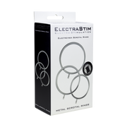 ElectraRings Solid Metal E-Stim Scrotal Rings (3 pack)-Cock Rings and Male Toys electro sex- estim Europe -ElectraStim