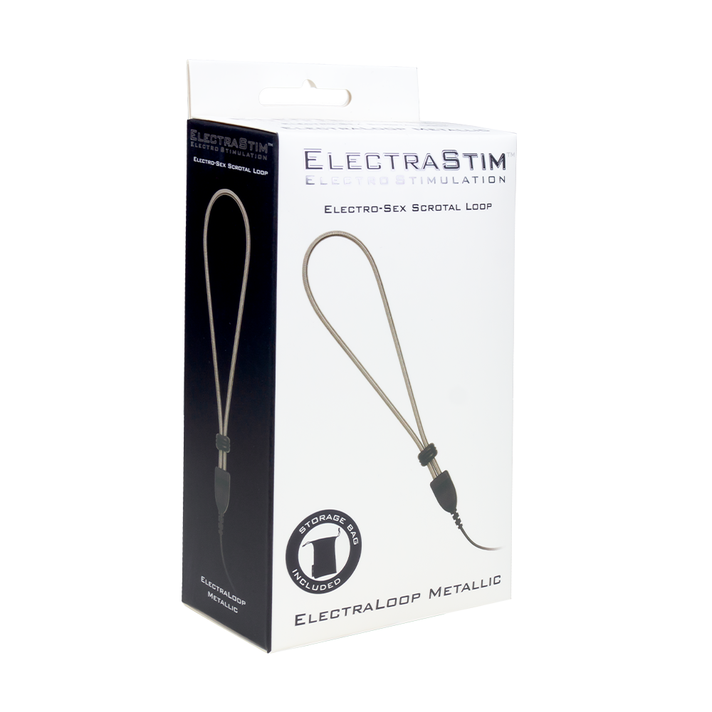ElectraLoop Adjustable Metallic Scrotal Loop-Cock Rings and Male Toys electro sex- estim Europe -ElectraStim