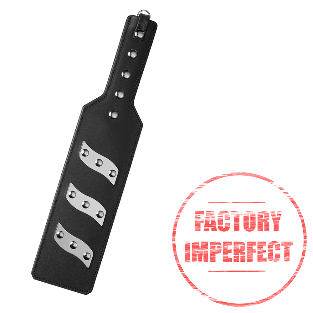 FACTORY IMPERFECT- ElectraPaddle Leather Electro Spanking Paddle- electro sex- estim Europe -ElectraStim