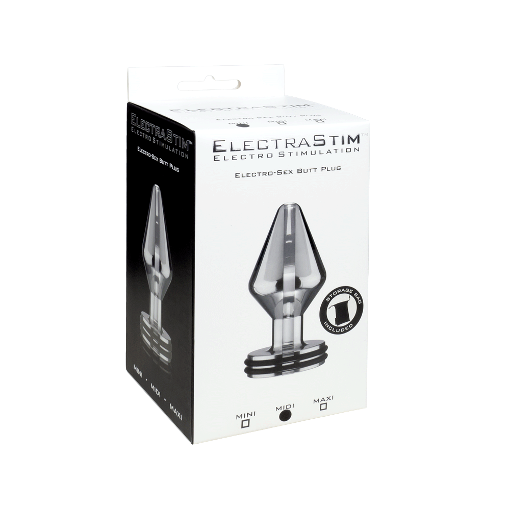 ElectraStim Midi Classic Electro Butt Plug- Medium-Anal Toys electro sex- estim Europe -ElectraStim