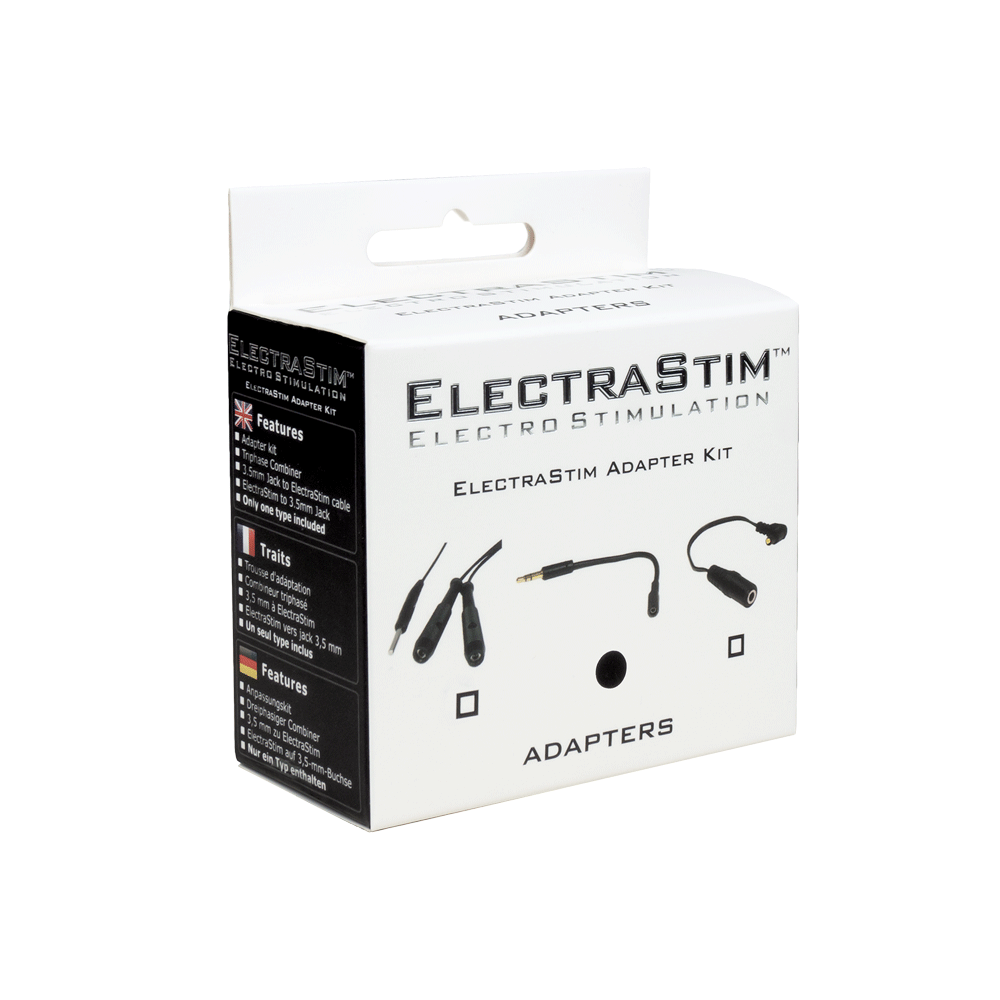 Adapter Kit- 3.5mm to ElectraStim Standard socket (single cable)-Cables and Adapters electro sex- estim Europe -ElectraStim