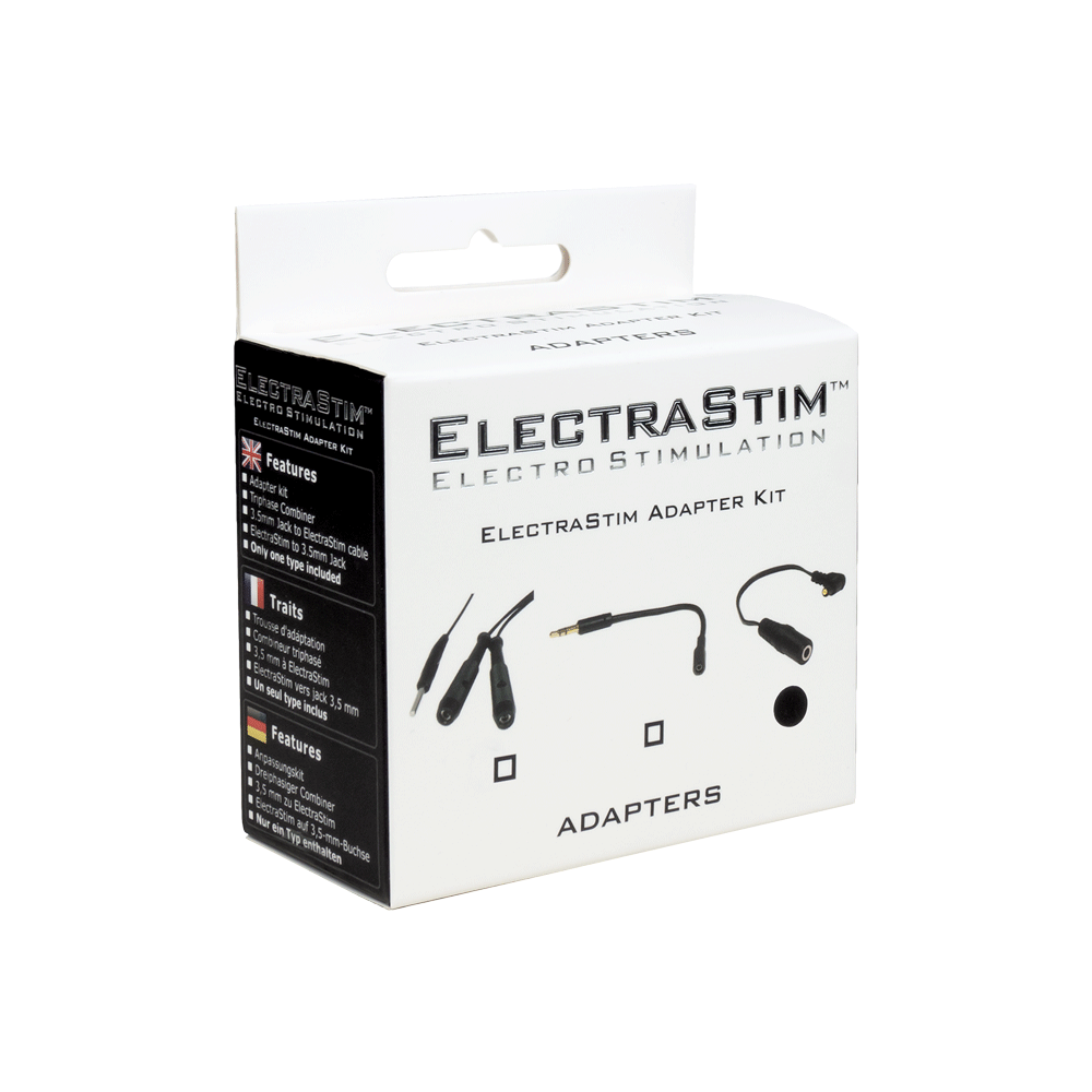 ElectraStim standard adapter to 3.5mm socket (single cable)-Cables and Adapters electro sex- estim Europe -ElectraStim