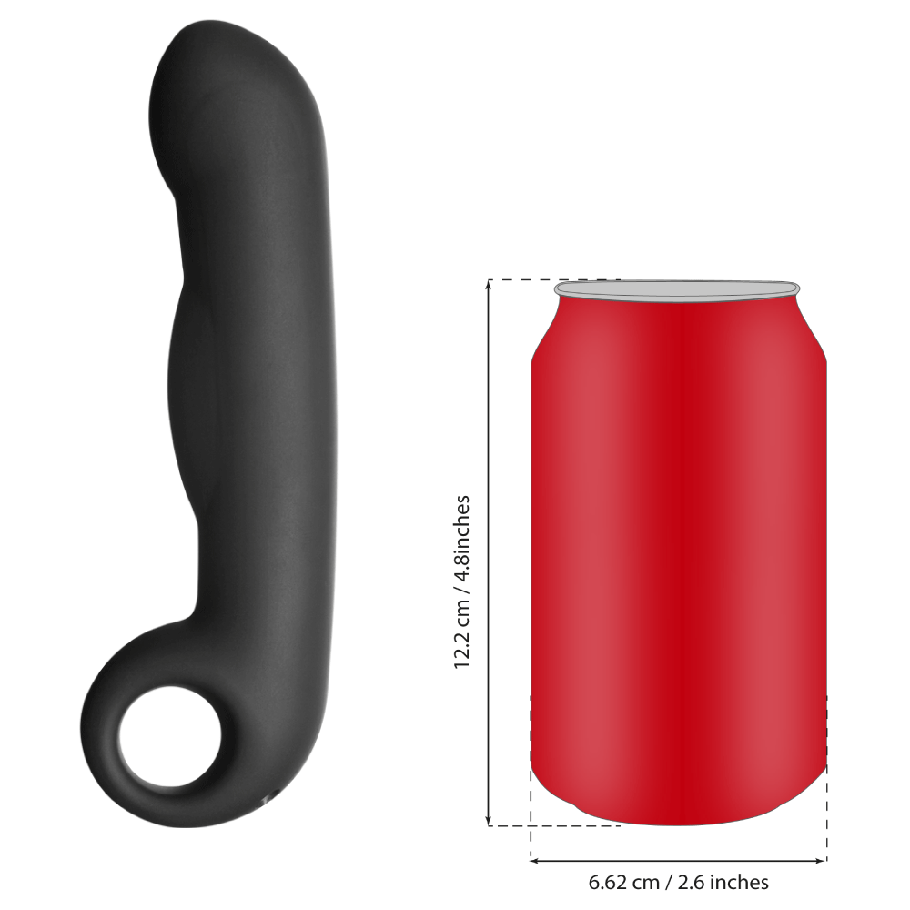 Silicone Noir Ovid Electro G-Spot Dildo-Silicone Noir electro sex- estim Europe -ElectraStim