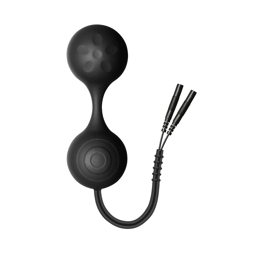 Silicone Noir Lula Electro Kegel Balls-Silicone Noir electro sex- estim Europe -ElectraStim