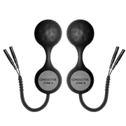 Silicone Noir Lula Electro Kegel Balls-Silicone Noir electro sex- estim Europe -ElectraStim