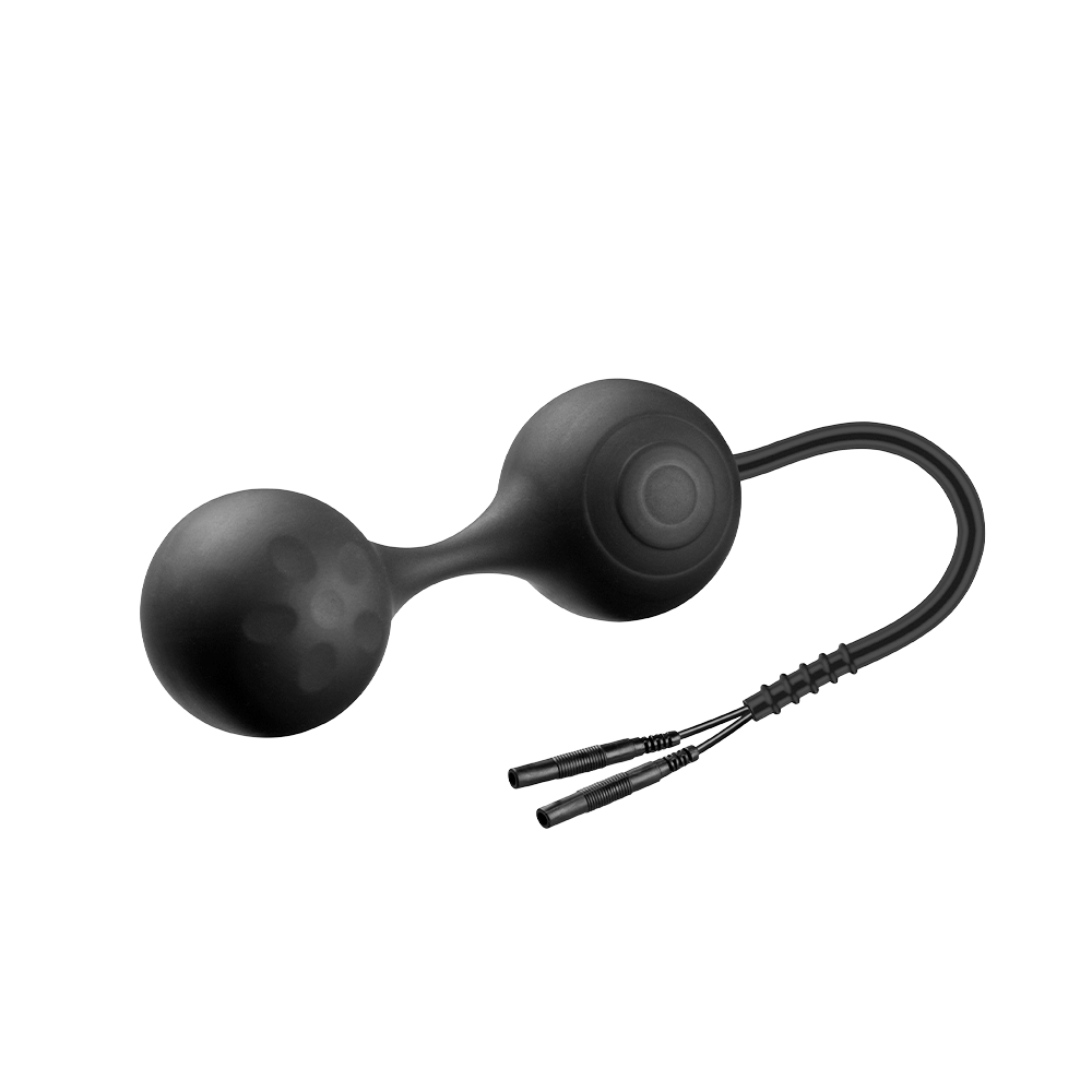 Silicone Noir Lula Electro Kegel Balls-Silicone Noir electro sex- estim Europe -ElectraStim