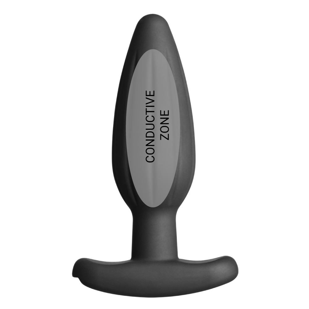 Silicone Noir Rocker Butt Plug - Medium-Silicone Noir electro sex- estim Europe -ElectraStim