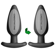 Silicone Noir Rocker Butt Plug - Large-Silicone Noir electro sex- estim Europe -ElectraStim