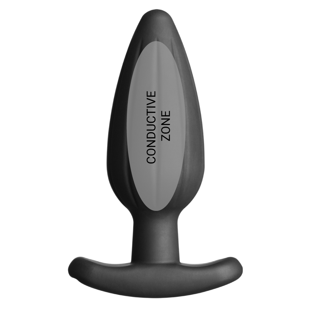 Silicone Noir Rocker Butt Plug - Large-Silicone Noir electro sex- estim Europe -ElectraStim