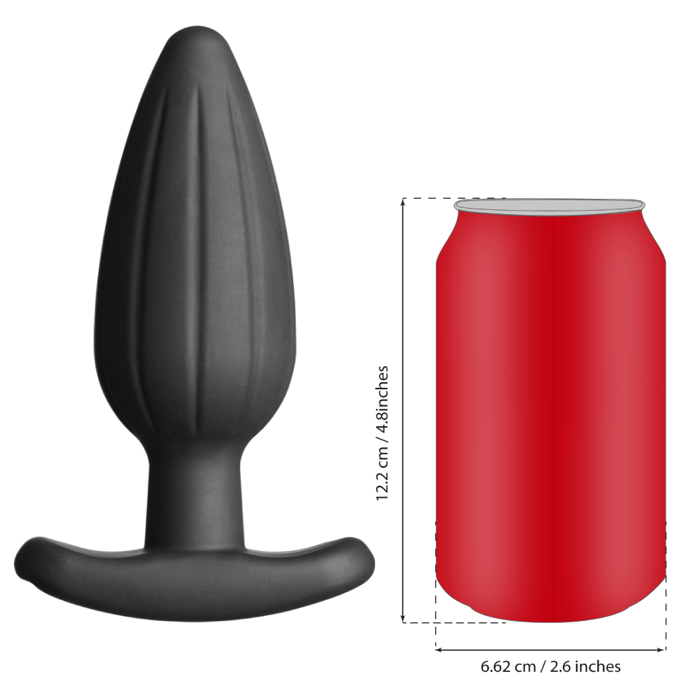 Silicone Noir Rocker Butt Plug - Large-Silicone Noir electro sex- estim Europe -ElectraStim