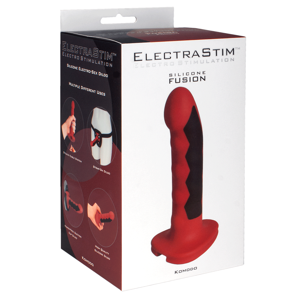 Silicone Fusion Komodo Electro Dildo-Dildos and Probes electro sex- estim Europe -ElectraStim