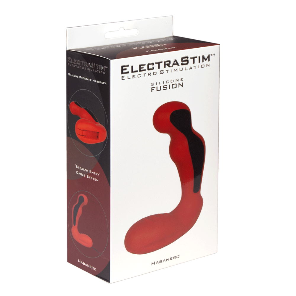 Silikon-Fusion-Habanero-Elektro-Prostata-Massagegerät