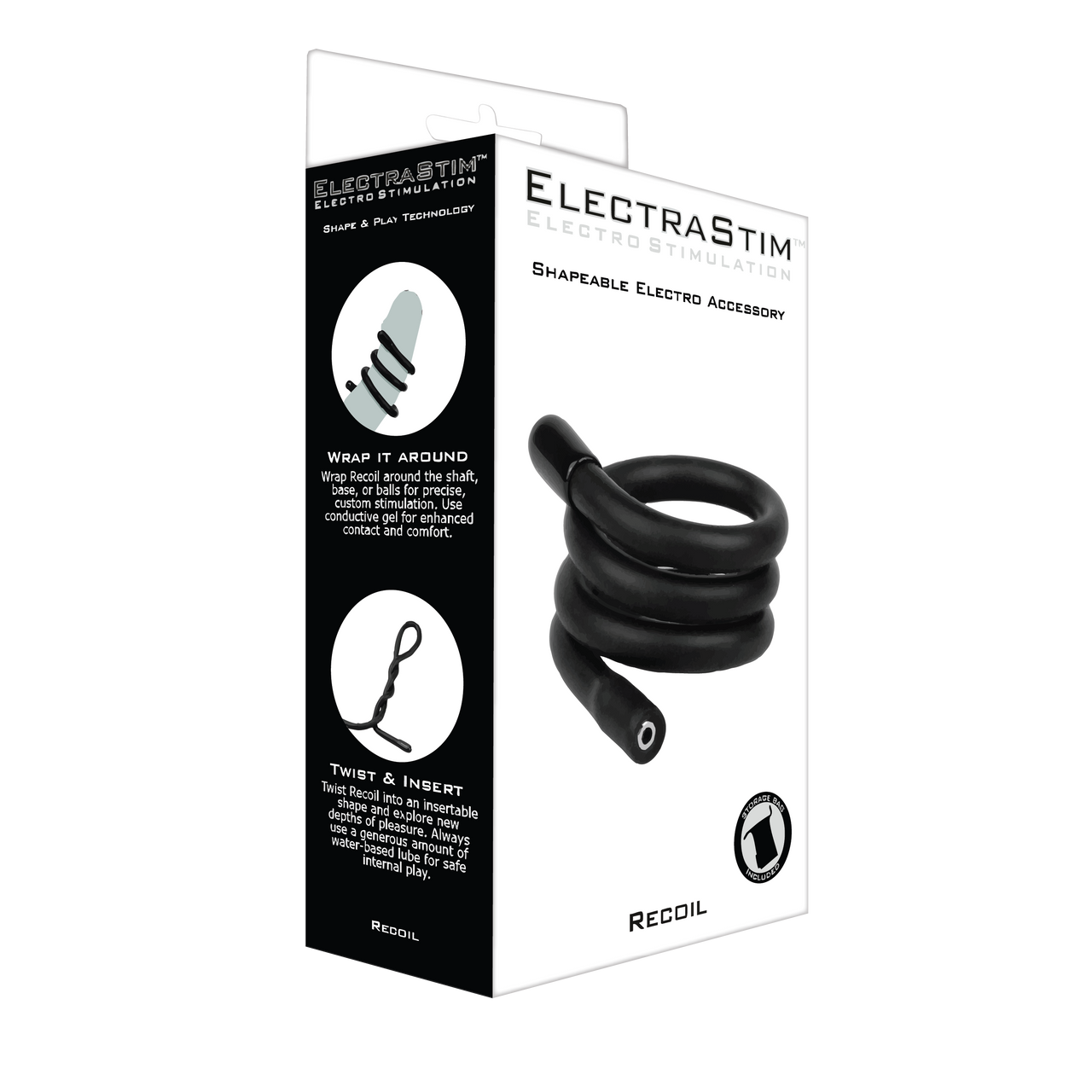 ElectraStim Recoil - Shape & Play Electrode-Cock Rings and Male Toys electro sex- estim Europe -ElectraStim