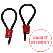 FACTORY IMPERFECT- Prestige ElectraLoops - Red-Cock Rings and Male Toys electro sex- estim Europe -ElectraStim