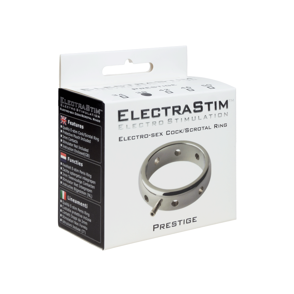 ElectraStim Prestige Metal Electro Cock Ring (Multiple Sizes)-Cock Rings and Male Toys electro sex- estim Europe -ElectraStim