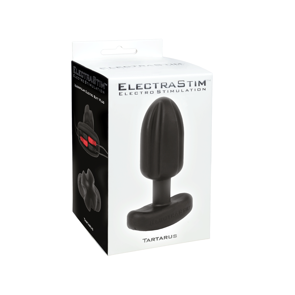 Silicone Noir 'Tartarus' Quadripolar Butt Plug-Anal Toys electro sex- estim Europe -ElectraStim