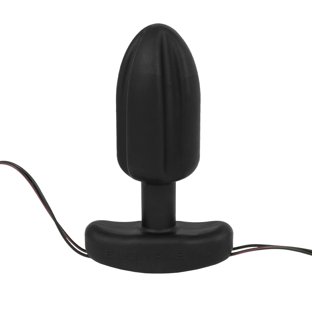 Silicone Noir 'Tartarus' Quadripolar Butt Plug-Anal Toys electro sex- estim Europe -ElectraStim