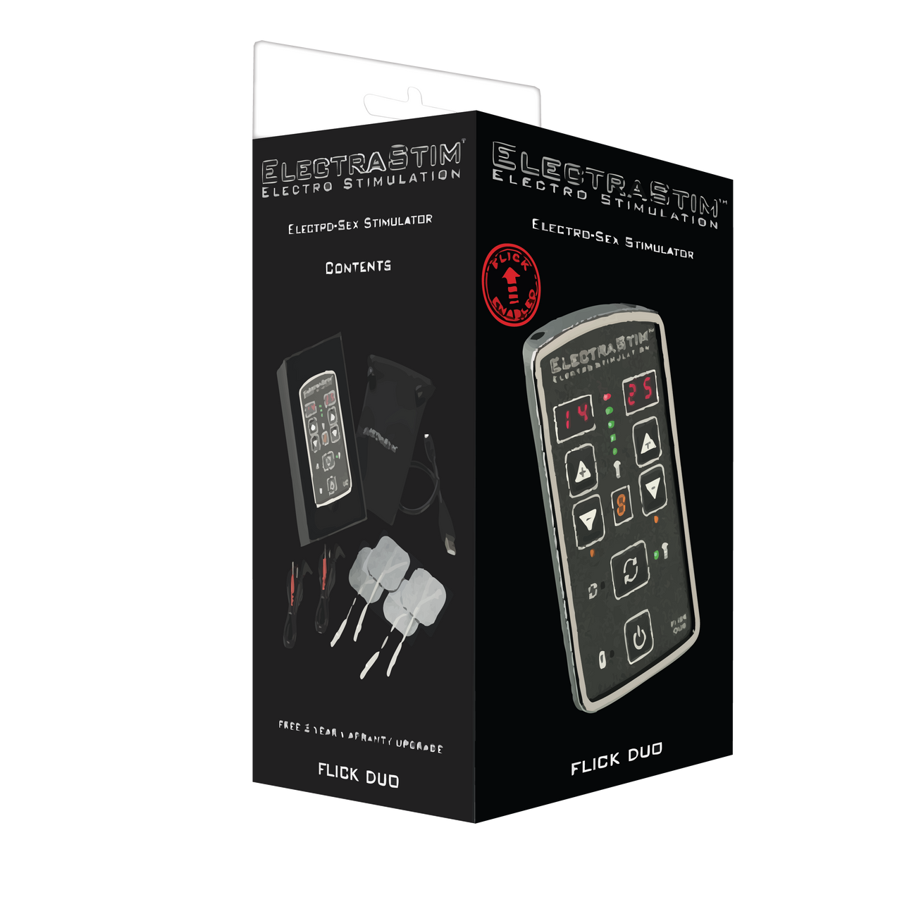Flick Duo Dual Output Stimulator Pack- EM80-E-Electro Sex Stimulators electro sex- estim Europe -ElectraStim