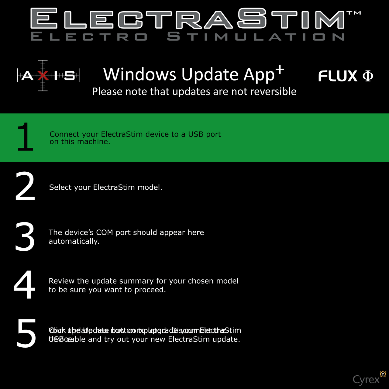 ElectraStim Stimulator Update Software- Windows ONLY-Electro Sex Stimulators electro sex- estim Europe -ElectraStim