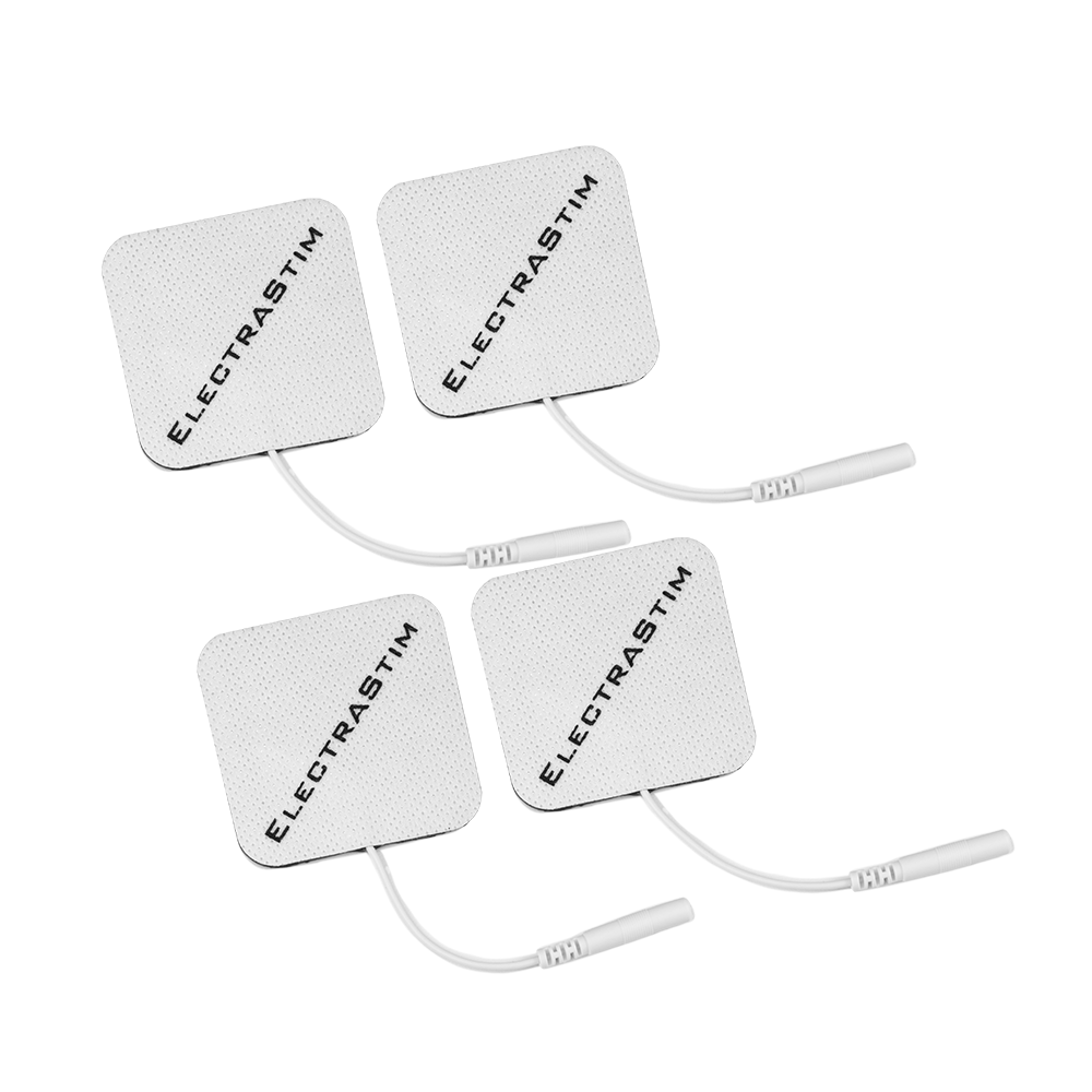 Square Self-Adhesive ElectraPads (Multi-packs available)-Electro Conductive Pads electro sex- estim Europe -ElectraStim