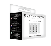 Long Self Adhesive Conductive Pads (4 Pack)-Electro Conductive Pads electro sex- estim Europe -ElectraStim