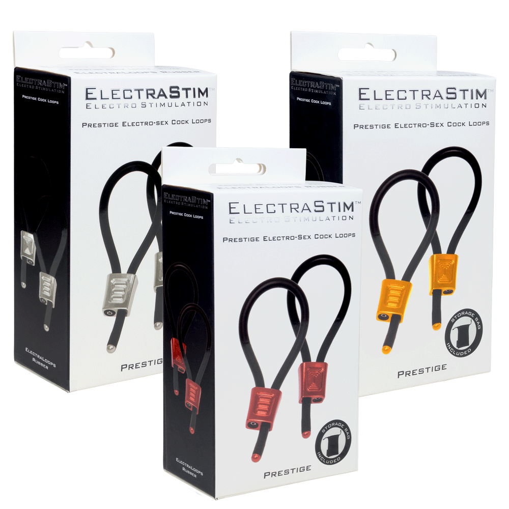 ElectraStim Prestige ElectraLoops Adjustable Cock Rings-Cock Rings and Male Toys electro sex- estim Europe -ElectraStim